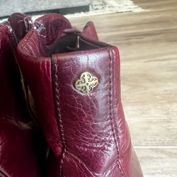 Isola soft stacked heel oxblood ankle boot size 8 good condition - Picture 4 of 15